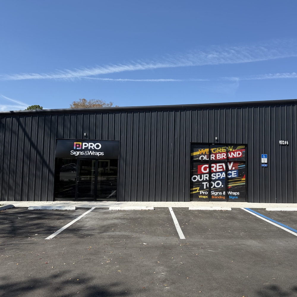 Pro Signs Solutions storefront exterior